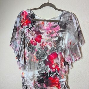 Floral Print Women's Top